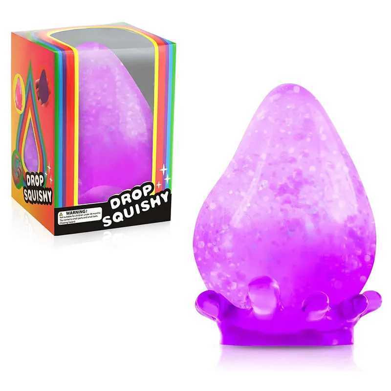 Soft And Big Water Drops Pinch Simulation Dream Water Drop Slow Rebound Pinch Ornament Office Relaxation Pinch Ornaments H260324