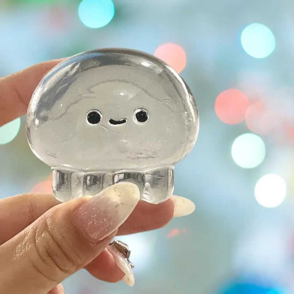 Taba Squishy Jellyfish Kawaii Stress Relieving Sensory Fidget Toys for AnxietyRelaxation Desk Accessory H260324