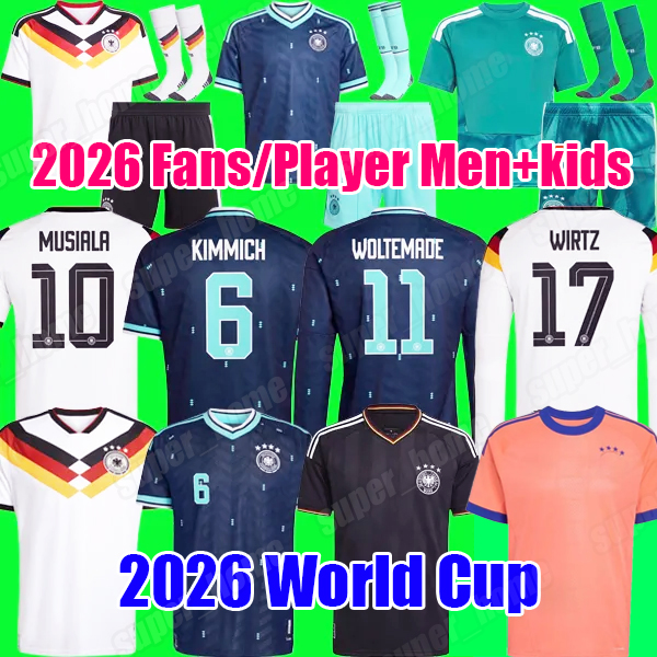 germany world cup 2026 soccer jerseys Kit Women germany jersey 2026 men kids set goalkeeper Deutschland HAVERTZ GNABRY Long sleeves deutschland trikot 2026