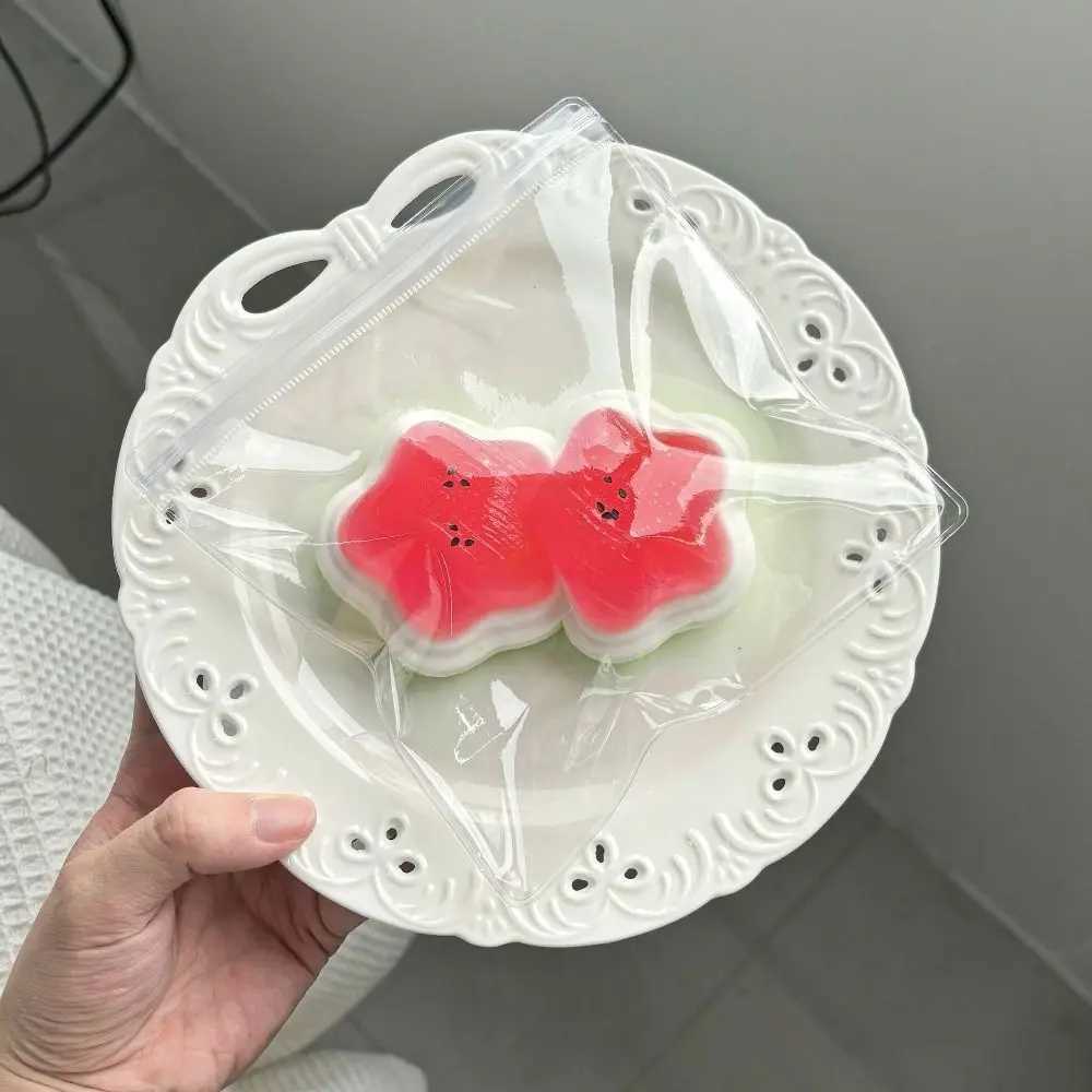 Funny Stars Simulation Watermelon Squeeze Cat Super Soft Super Elastic Fruit Elastic Non Stick Slow Rebound Fruit H260324