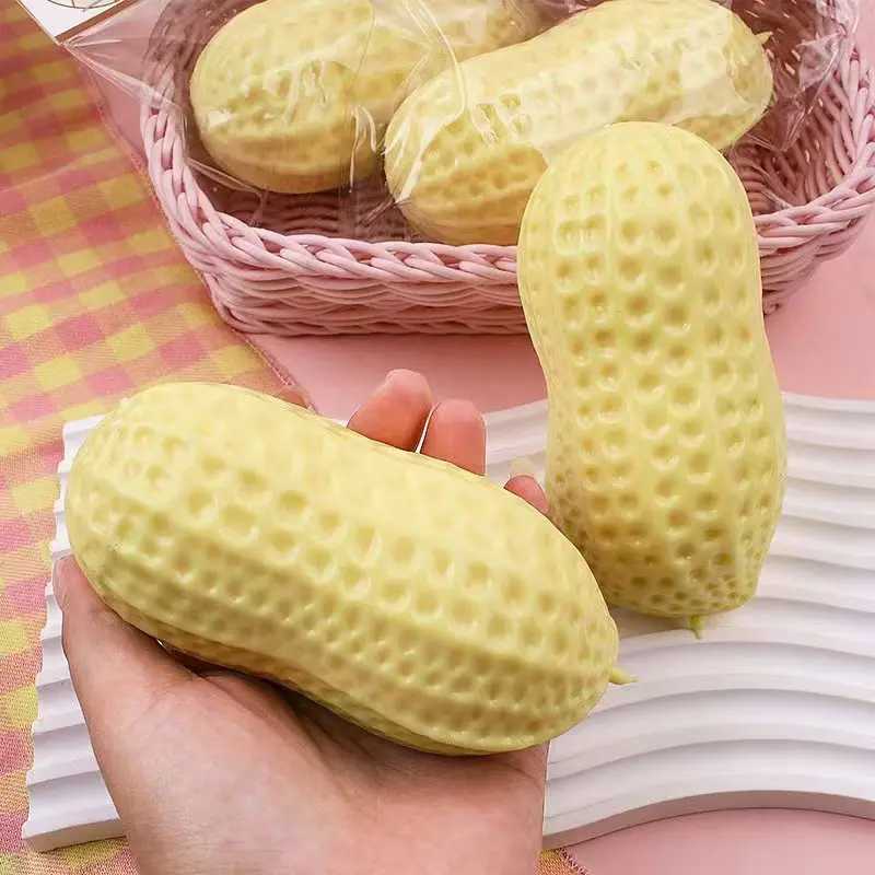 Peanut Stress Ball Crunchy Squeeze Ball Squishy Toy Buttery-Soft Feel Fidget Toy ASMR Sensory Anti Stress Toys for Kids Adults H260324