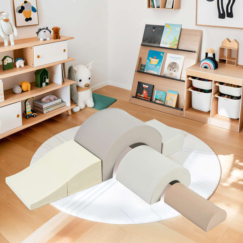 5-Piece Toys Toddlers, Foam Blocks for Babies, Kids Crawling and Climbing Indoor Active Play Structure 4049