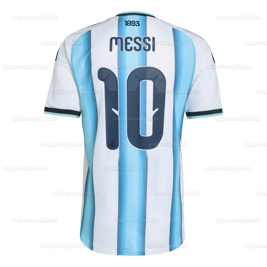 Lionel Messi Argentina National Team 2026 Home On Field soccer jersey Garnacho Mac Allister Di Maria Maradona Fernandez Mastantuono Custom