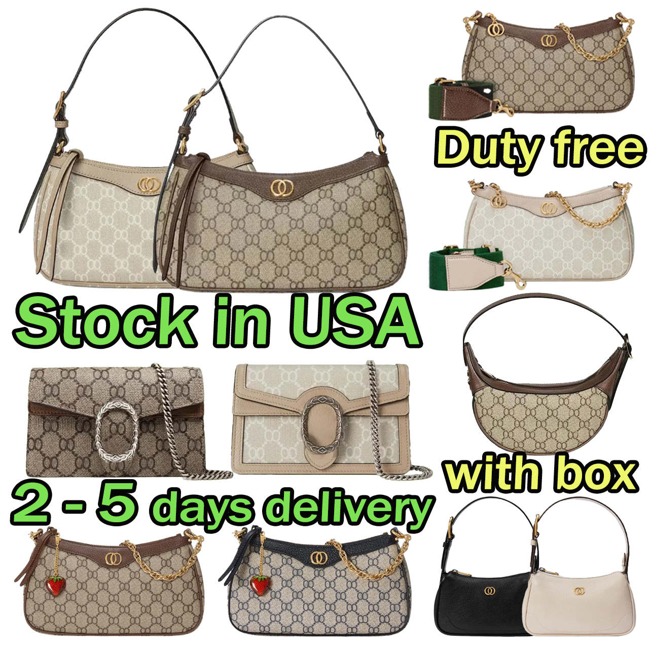 Designer Luxury Handbag Branded Shoulder Bag Underarm Bag Women's High-Quality Tote Crossbody Bag Classic Vintage Print Zipper Closure Bag Black bag