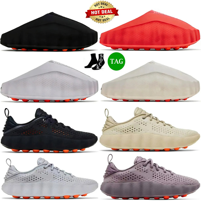 2026 Mens mind 001 slides Desginer Slippers mind001 mind 002 Beach Slides Soft Rubber Tech Fashion Sandals Mules Clog Black Red Bone Grey Flat Men Women Summer Shoes