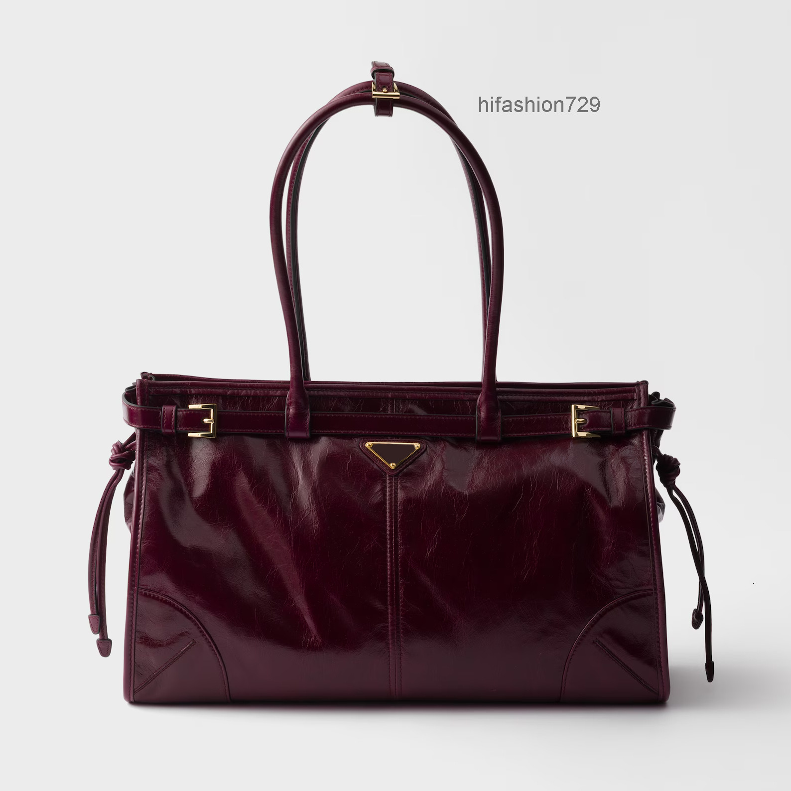 10A top quality bonnie bag designer bag soft lux shoulder bag tote handbag classic enameled metal triangle 10a genuine leather luxury bags designer women bag BY9T