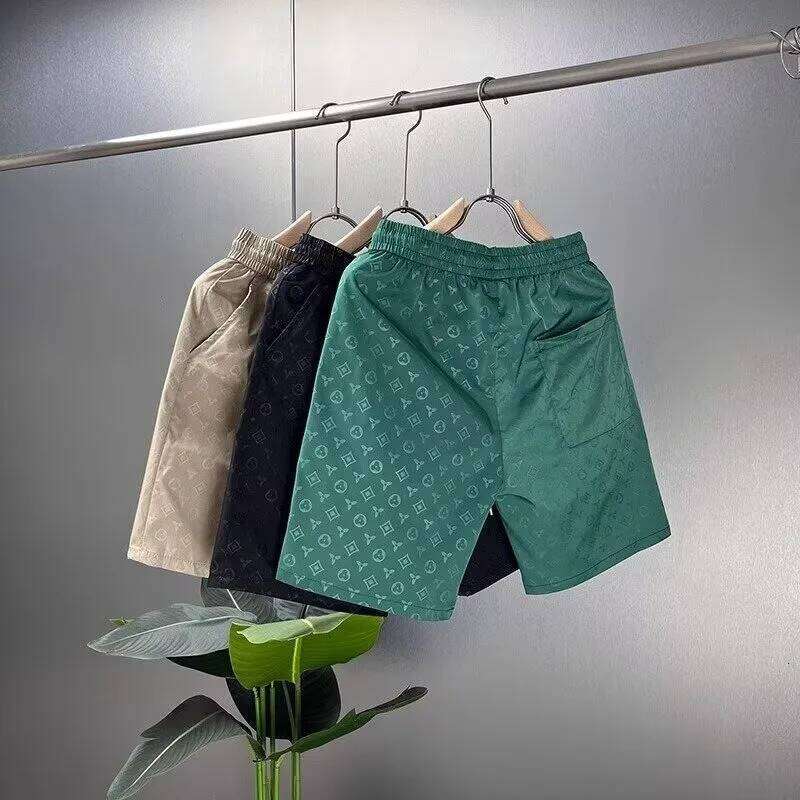 High End Light Luxury Shorts Men, Thin Summer Designer Fashion 2026 Sports Beach Pants, Trendy Home Loose Fit, Multiple Options For Outerwe