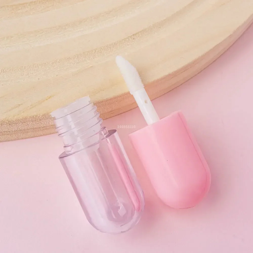 Refillable Mini Lip Gloss Tube Balm Bottle DIY Lip Oil Travel Clear Lipstick Container Makeup Accessories for Women and Girls 260318