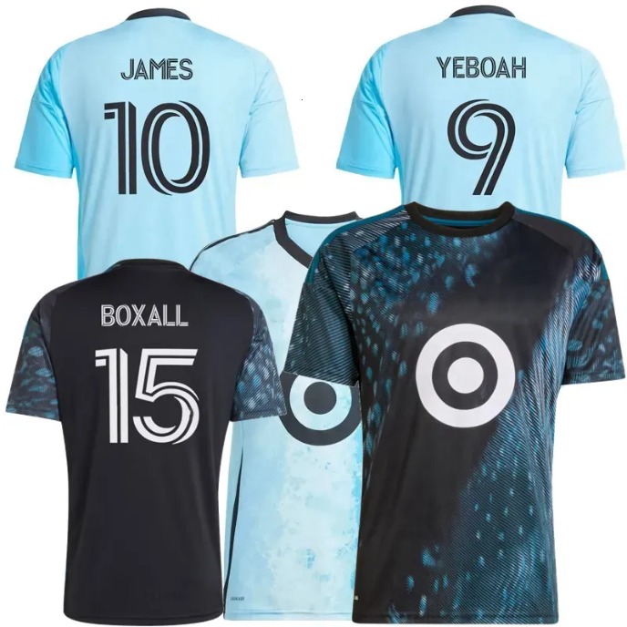 2026 2027 Minnesota United JAMES FC Soccer Jerseys PEREYRA YEBOAH LOD TRAPP BOXALL FITZ HLONGWANE 26 27 football men and kids shirt