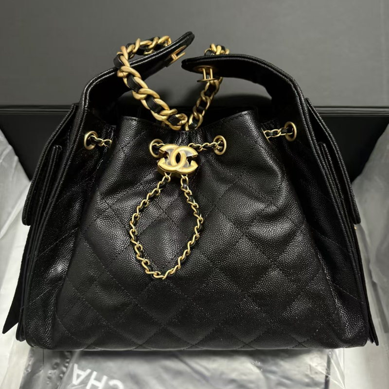 Search Closed top quality drawstring bag Luxury bag Designer bag Hobo cc bag large Capacity crossbody bag Fashionable women's bag Trendy printed handbag suede