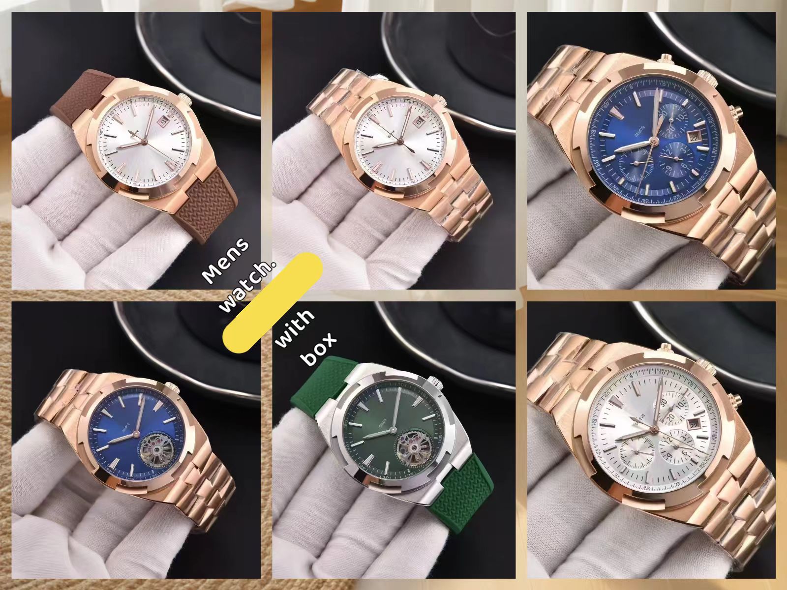 High-End Luxury Men's Watch: Core of Automatic Mechanical Movement, Combining Exquisite Appearance and Durable Strap