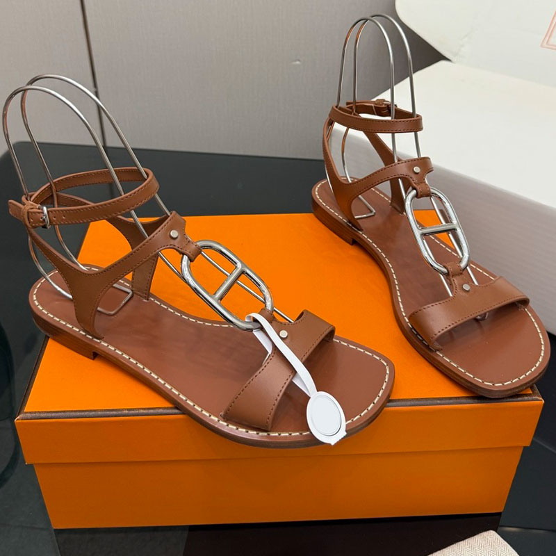 Marinella sandal designer sandals womens summer sandals this calf leather shoe is paired with soft comfortable leather lining sandals fashionable brand sandal