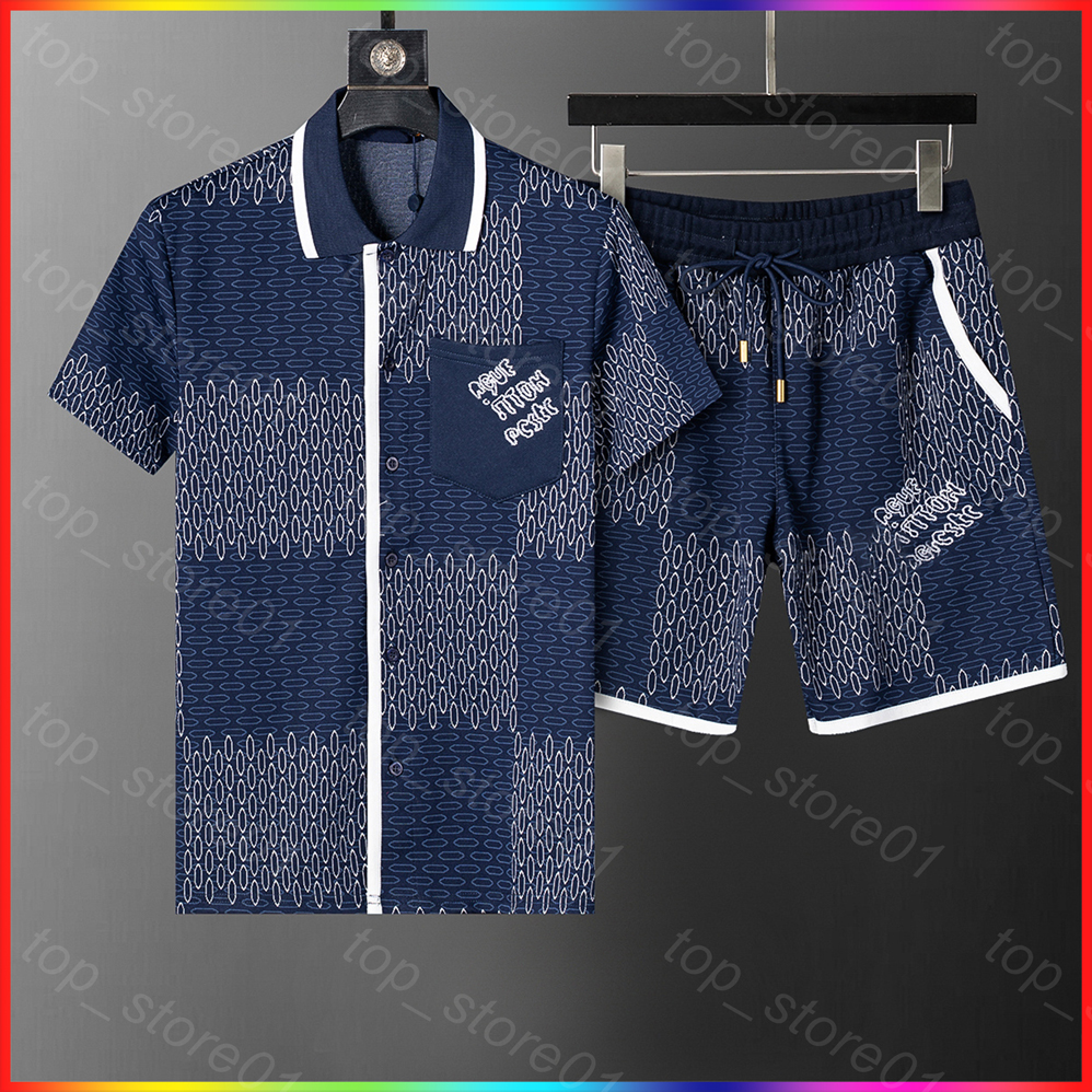 26ss Mens Beach luxury Designer Clothes Tracksuits Summer Suits T Shirt Seaside Holiday Shirts Shorts Sets Man Women Graphic Tee Luxury Set Outfits Sportswears