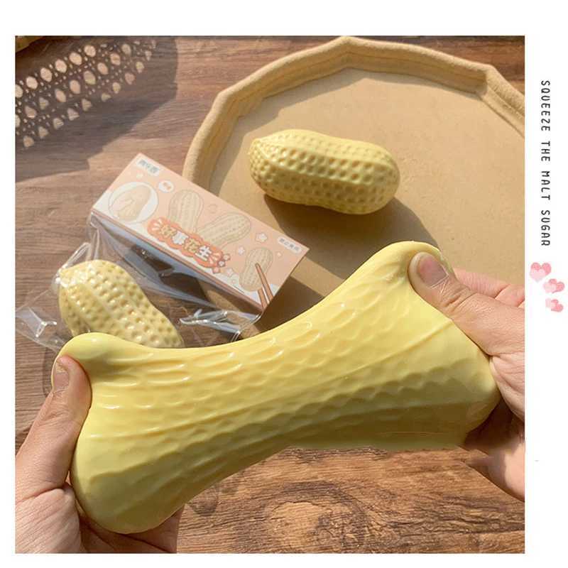 Jumbo Cheese Cube Stress Ball Big Cheese Shapeable Squeeze Ball Non-Bounce Fidget Toy ASMR Sensory Anti-Stress Christmas Gift H260324