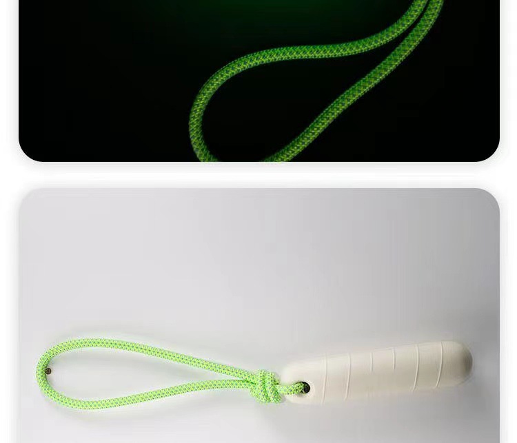 Glow in The Dark Dog Chew Stick with Rope, Luminous Molar Toy for Small Medium Large Dogs