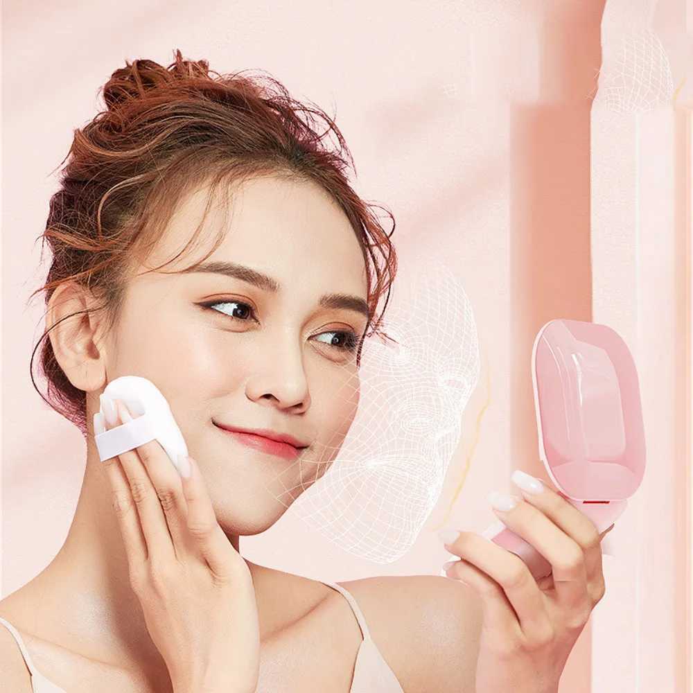 Mini LED Pocket Mirror Compact Lighted Makeup Mirror Portable Magnifying Foldable with Light Small Portable Cosmetic Mirror H260324