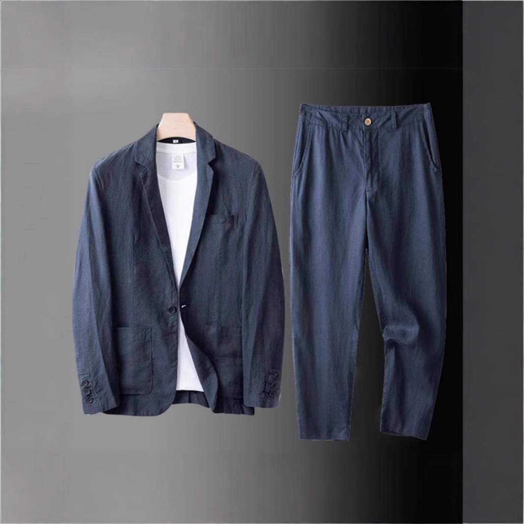 INCERUN Men Blazer Solid Color Stand Collar Long Sleeve Ruffle Long Style Blazer Men Streetwear Autumn Fashion Male Suits 251211