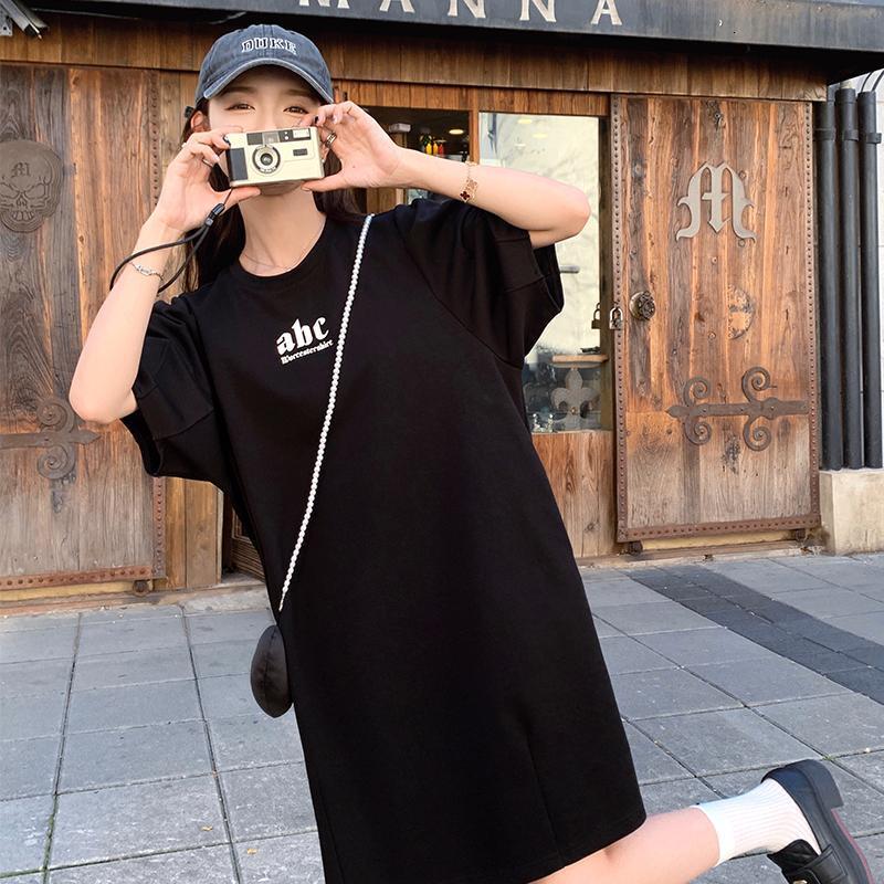 Real Shot Of A Simple Casual Versatile Round-neck Dress For Women Summer 2026 New Style Designer Dress Age-reducing Petite High-end Dress For Women