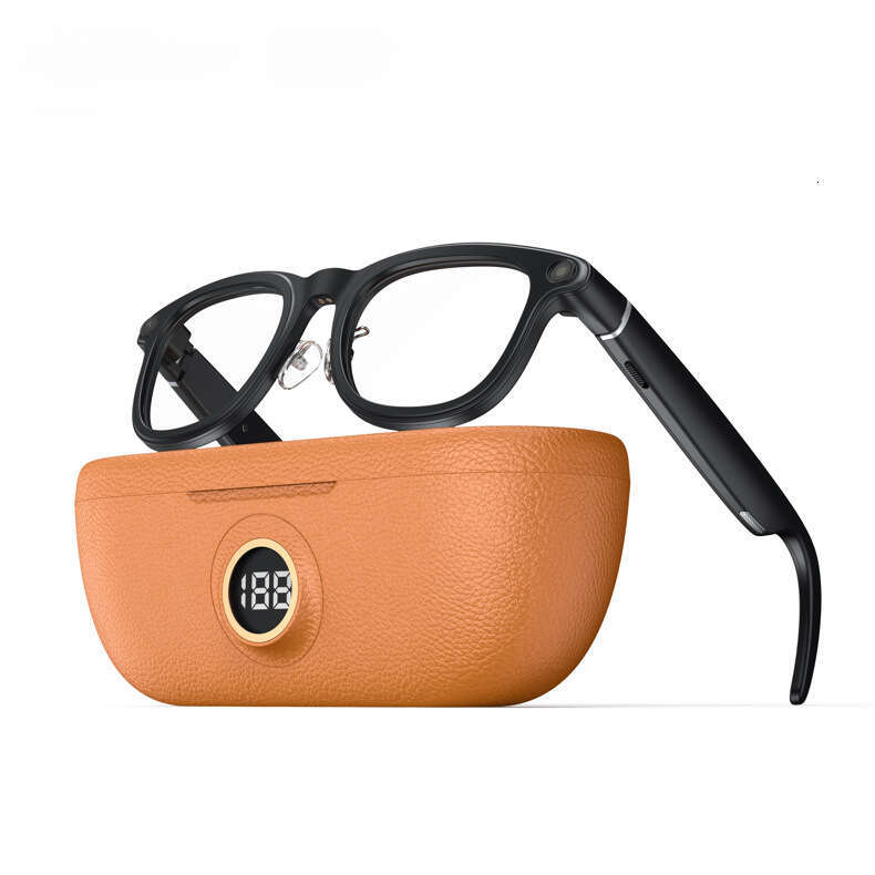X01 Ultra Wearable Smart AI Glasses, 8MP HD Recording, Reverse Charging Case, WiFi Connection, Image Recognition & Instant Multi-Language Translation 