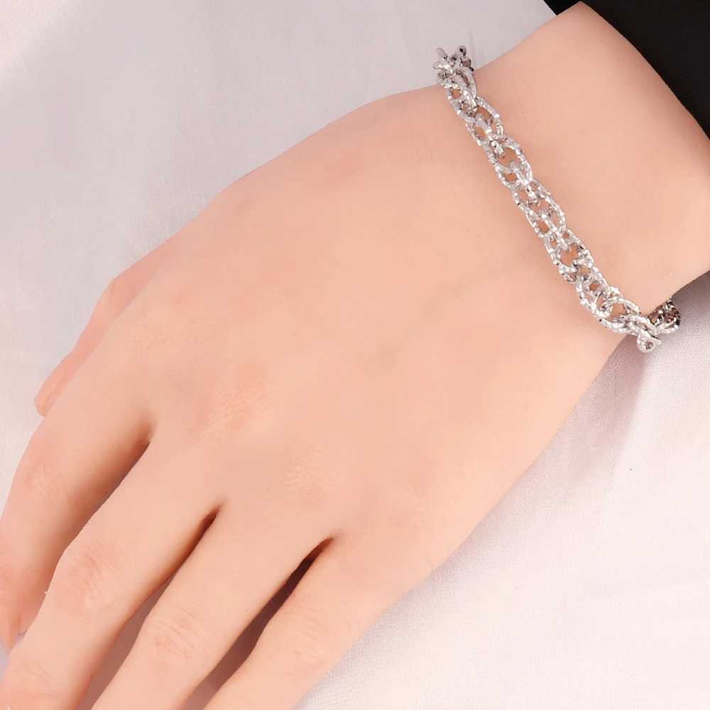 316L Stainless Steel Irregular For Women Punk Simple Geometric Chain Men Jewelry Gift H260323 - view 4