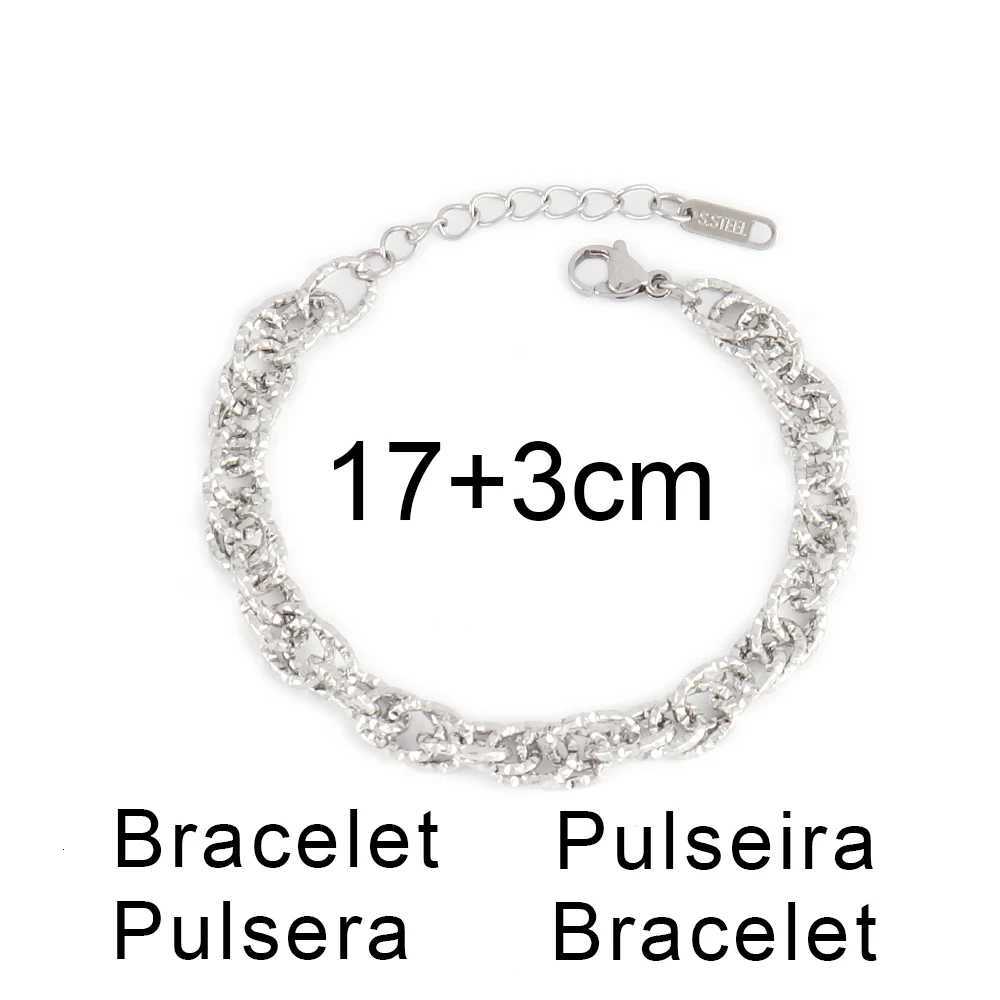 316L Stainless Steel Irregular For Women Punk Simple Geometric Chain Men Jewelry Gift H260323 - view 7