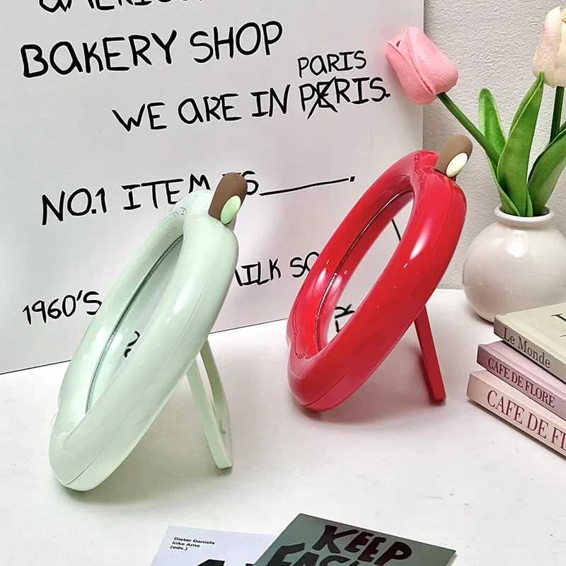 Portable Desktop Apple Makeup Mirror Student Dormitory Dormitories Home Bedroom Offices Standing High-definition Dressing Mirror H260324