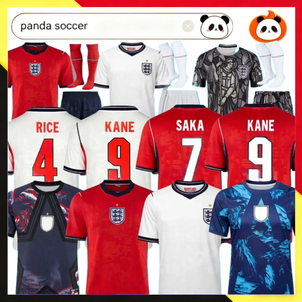 2026 2027 England Soccer Jersey BELLINGHAM Retro football shirt RASHFORD KANE SAKA RICE FODEN National 25 26 Team Home White Away Men Kid Women Men Kids Kits