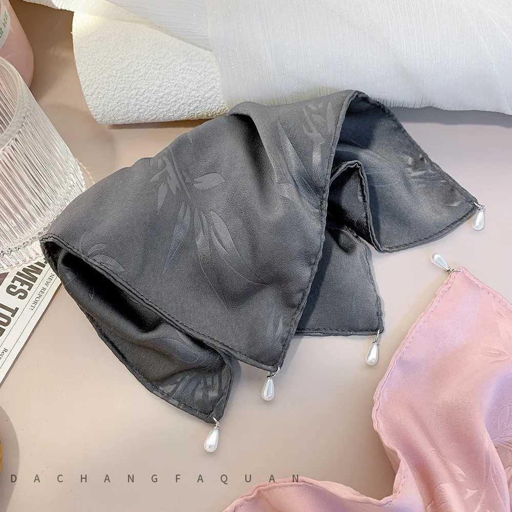 Womens Large Scrunchie Women Oversized Temperament Hair Rope French Square Scarf New Hair Accessories Headwear Girls Hair Bands H260324