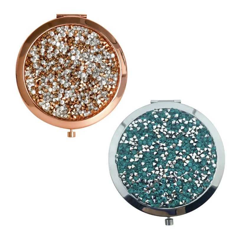 Mini Shiny Makeup Mirror Pocket Mirror H260324