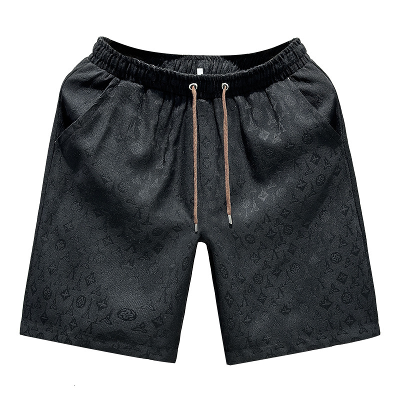 Luxury Brand Designer Clothes Foreign Trade In-Stock Luxury Trend High Version Jacquard Letter Shorts Unisex Cool Beach Mid-Length Shorts Five-Point S - view 6