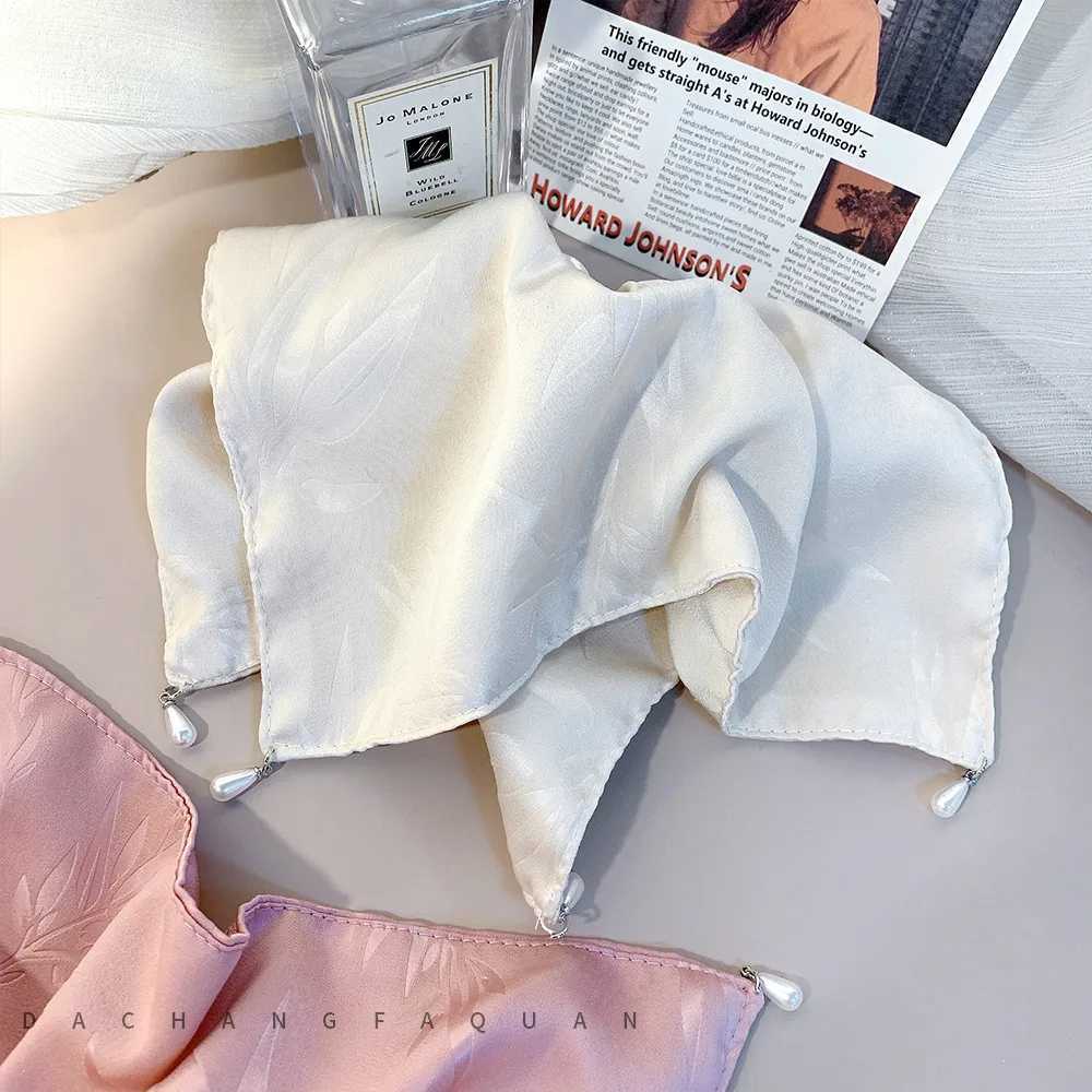 Womens Large Scrunchie Women Oversized Temperament Hair Rope French Square Scarf New Hair Accessories Headwear Girls Hair Bands H260324