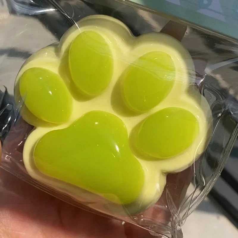 Cat Paw Mochi Taba Squishy Fidget Toy Cute Cat Paws Toys Reduce Stress Kids Toys Gifts Slow Rebound Decompression Toy H260324