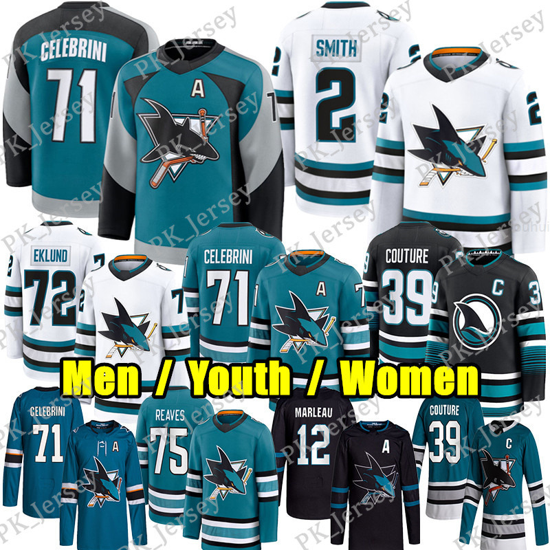 71 Macklin Celebrini sj hockey jersey sharks jersey 2 Will Smith Michael Misa Ryan Reaves Sam Dickinson Jeff Skinner Mario Ferraro Toffoli William Ekl