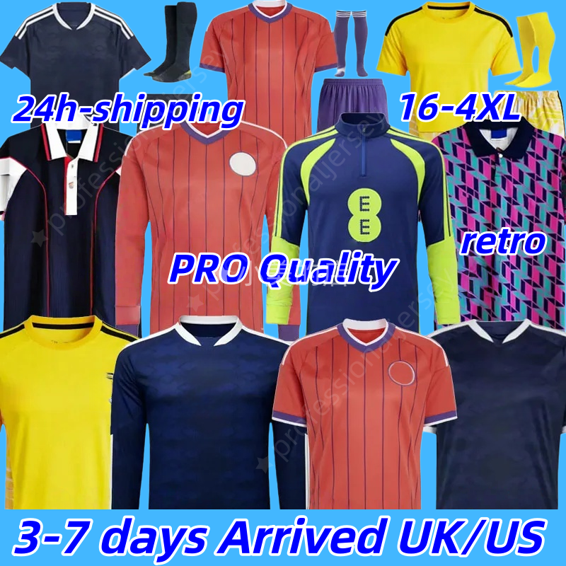 3xl 4xl Scotland world cup 2026 away football shirt strip 2026 top kit kids Scottish football shirts top maillot de Foot retro Soccer Jersey home TIERNEY McGINN men kid