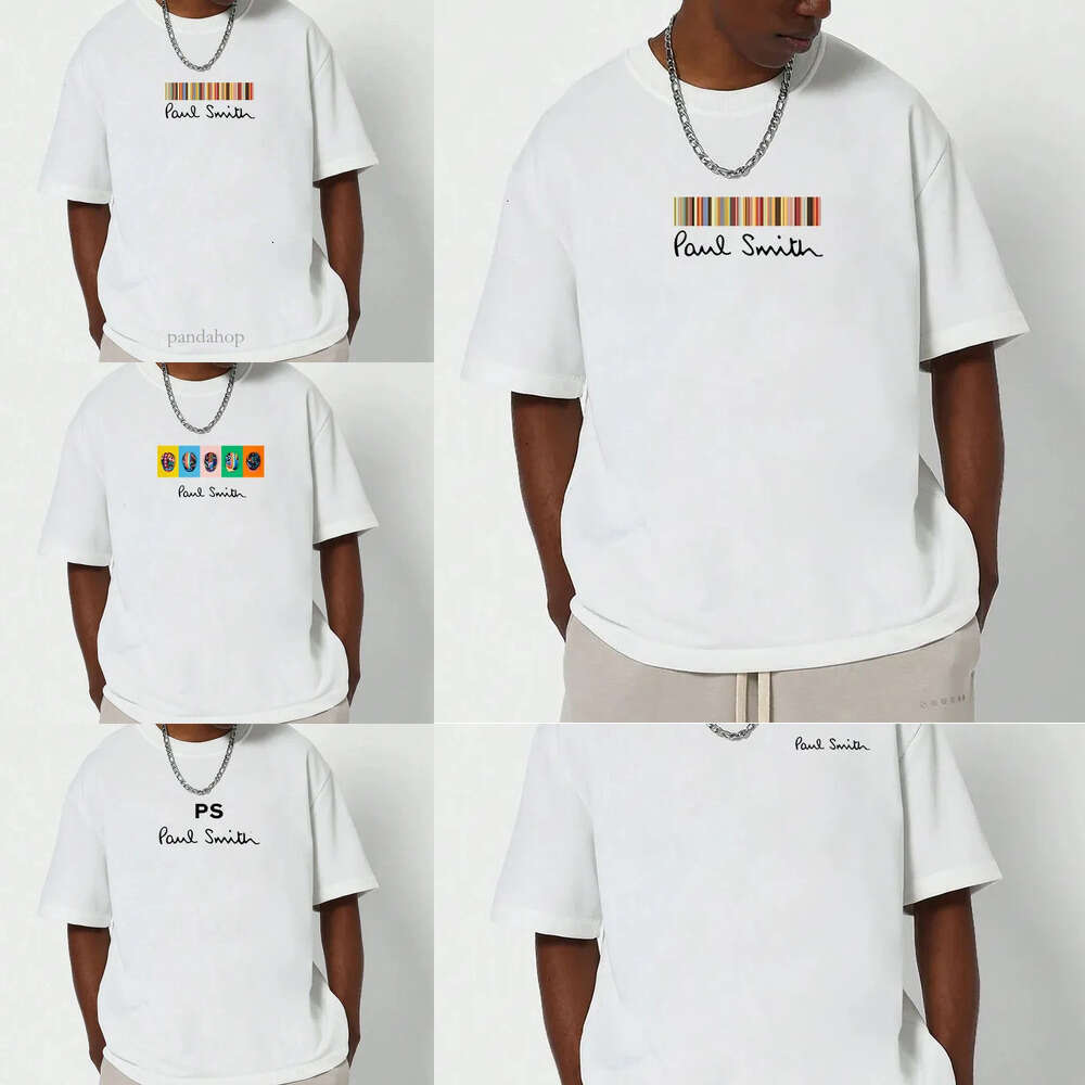T-Shirts P-Pauls S-Smiths Casual Tee Over Sized Vintage T-Shirt Summer Street Wear Top Men's Clothing Outdoor Recreation F23