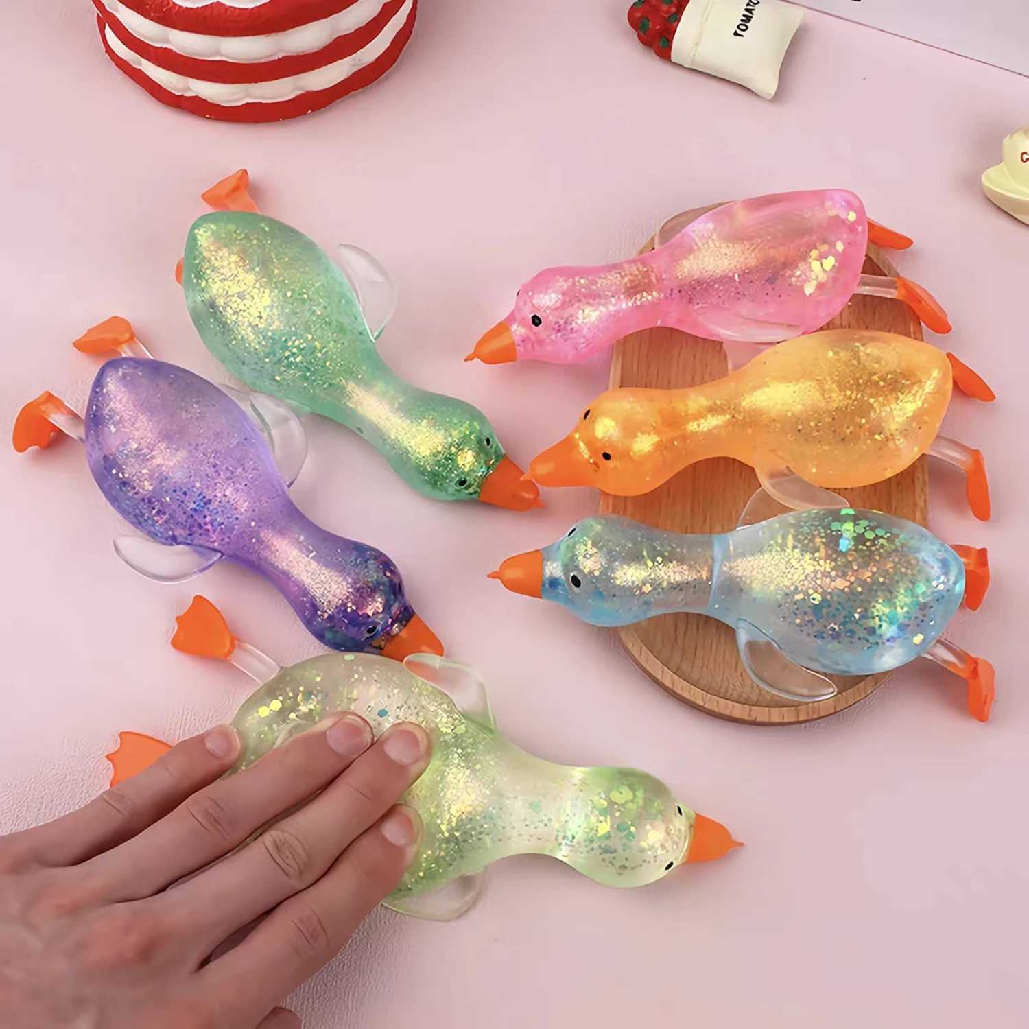 Aurora Maltose Duck Pinch and Stress Relief Toy Slow Rebound Syrup Ball for Childrens Stress Relief H260324