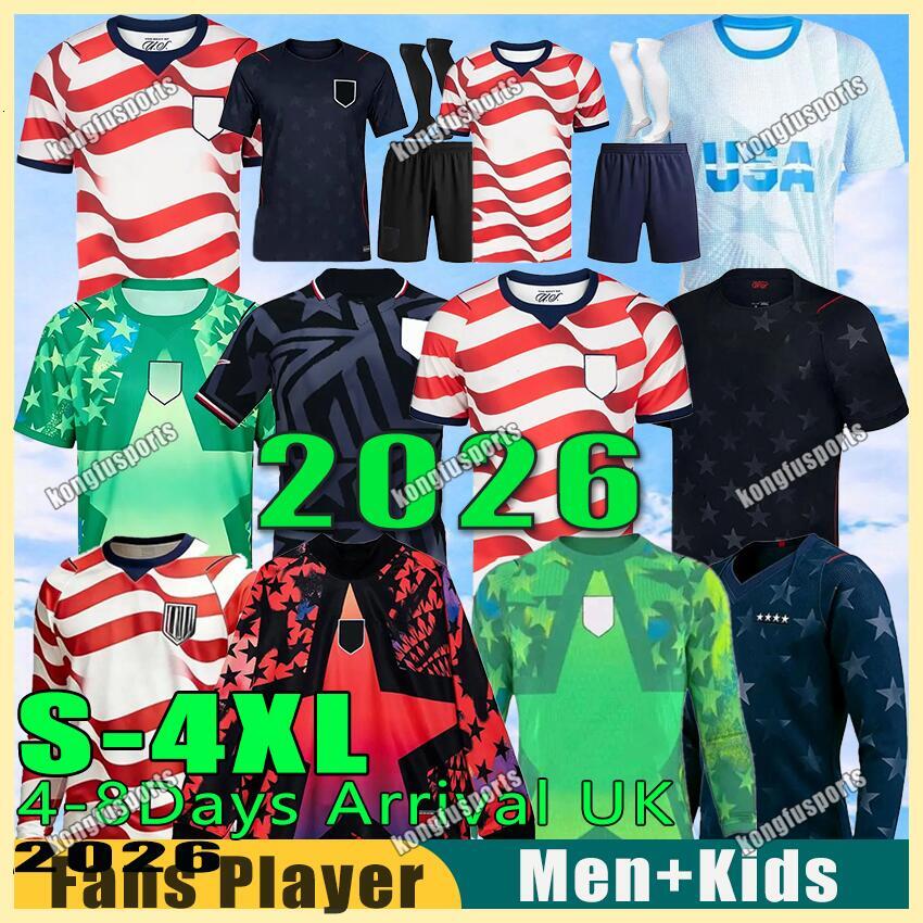 usa world cup jersey PULISIC usa soccerjersey 2026 MCKENNIE Football Jersey ERTZ ALTIDORE PRESS WOOD MORGAN LLOYD America USA Football Shirt Camisetas USMNT Kits