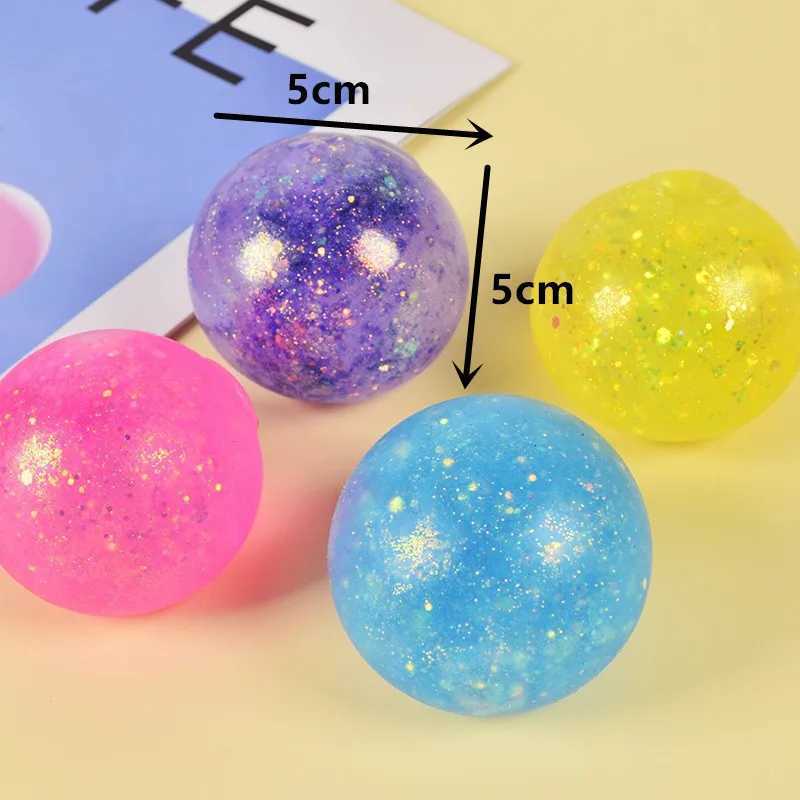 Maltose Colorful Aurora Duck Squeeze Toy Soft Cute Animal Stress Relief Decompression Stretch Toy for Adults And Children Gift H260324