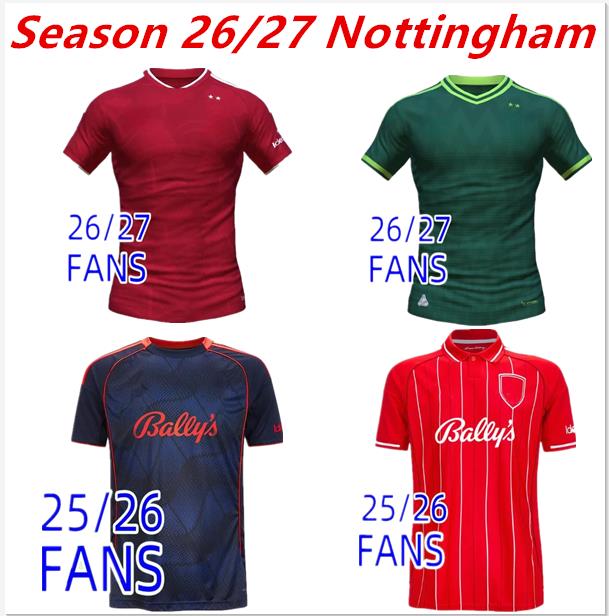 26 27 NoTTInghamS LINGARD Soccer Jerseys GRABBAN Johnson Surridge 2026 2027 Men kids Forest Awoniyi AMEOBI KROVINOVIC ELANGA Football