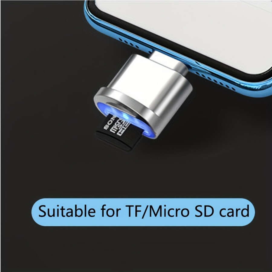 Type-C Card Reader TF Micro SD Memory Card Adapter OTG External Expansion for iPhone iPad Mac Android Computer - view 4