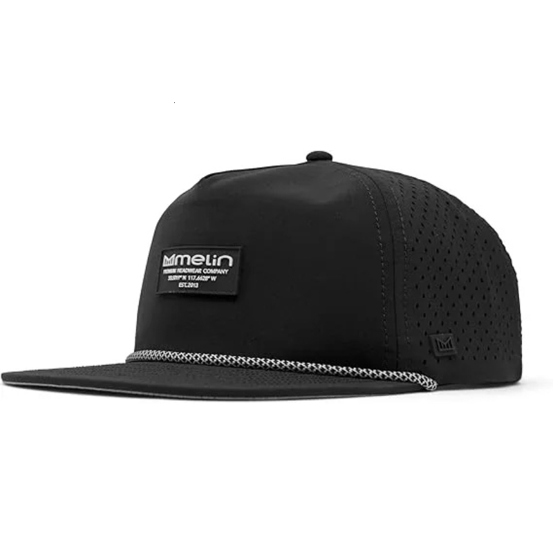 Melin Coronado Brick Hydro Rope Water Resistant Baseball Cap For Men And Women, Ideal For Golf Running And Workout Activities With Adjustable Snapback
