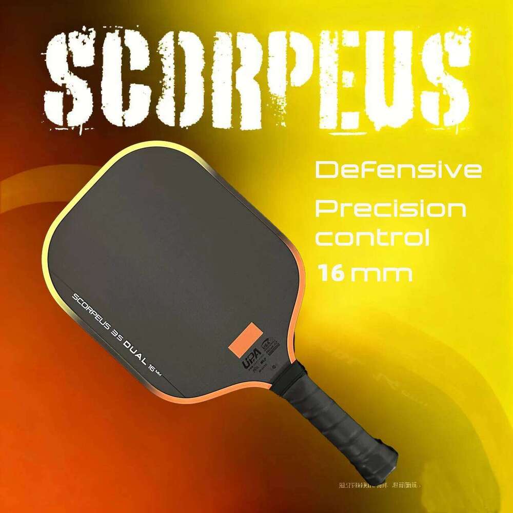 Scorpeus 3S DUAL fessional Pickleball Paddle with Carbon Fiber Surface Wide Body Design Limited Color T700 Matte Fin 26H0324