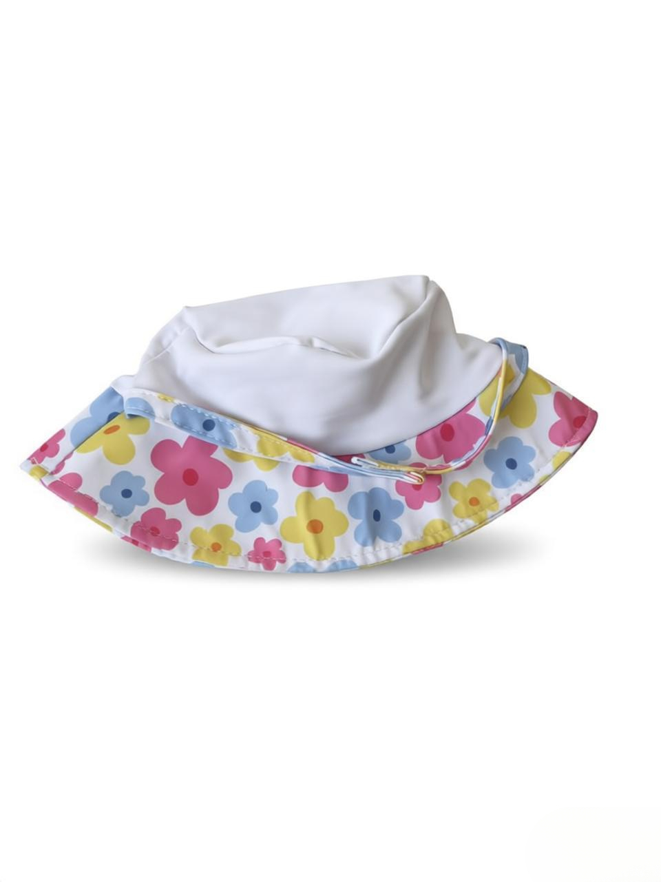 childrens printed fisherman hat flower printed small fresh beach shade hat basin hat outdoor travel hat