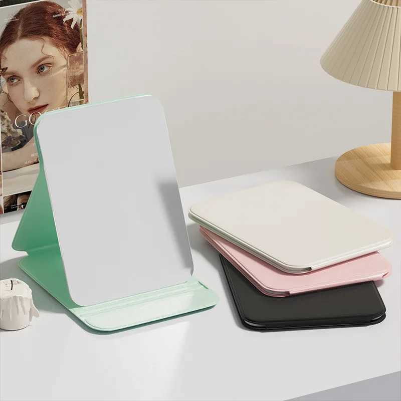 1/4pcs Desktop Mirror Makeup Mirror Portable Folding Mirror Makeup Mirror HD Desktop Stand up Mini Compact Small Mirror Travel H260324