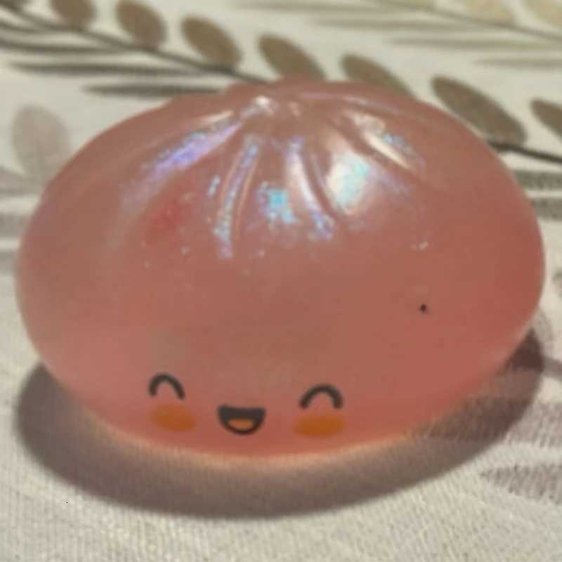 Hot Selling Glitter Dumpling Baozi Pinching Soft Cute Slow Rebound Stress Relief Ornament Office Home Decor Kids Adults Gifts Z260324