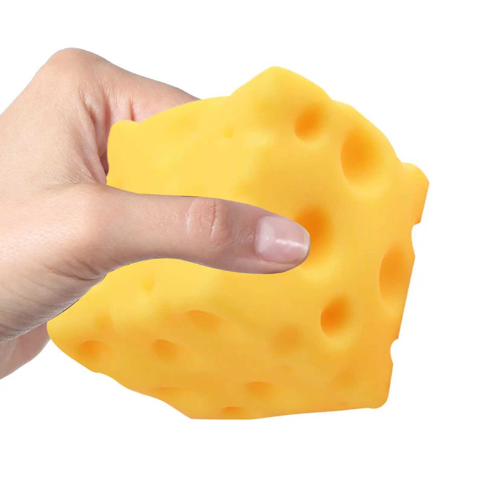Soft Butter Cheese Fidget Toy Squishy Cheese Cube Squeeze Toys Slow Rebound Push Stress Relief Sensory Toy for Adults Gifts H260324