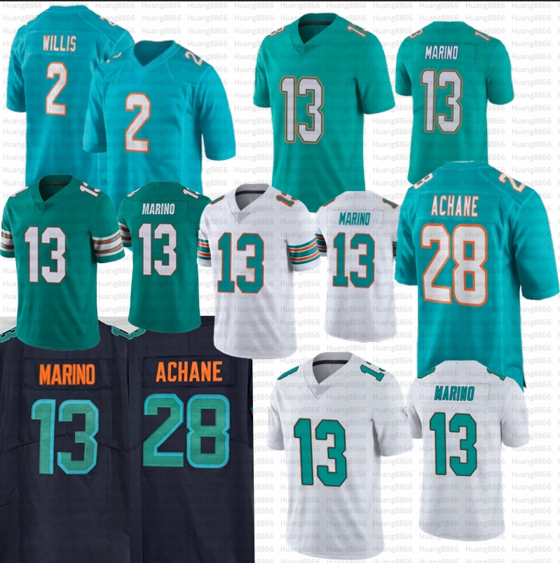 Miamis Malik Willis DolphinsS jesrey Dan Marino Dolphinsjesrey Devon Achane Braxton Berrios Football Jerseys