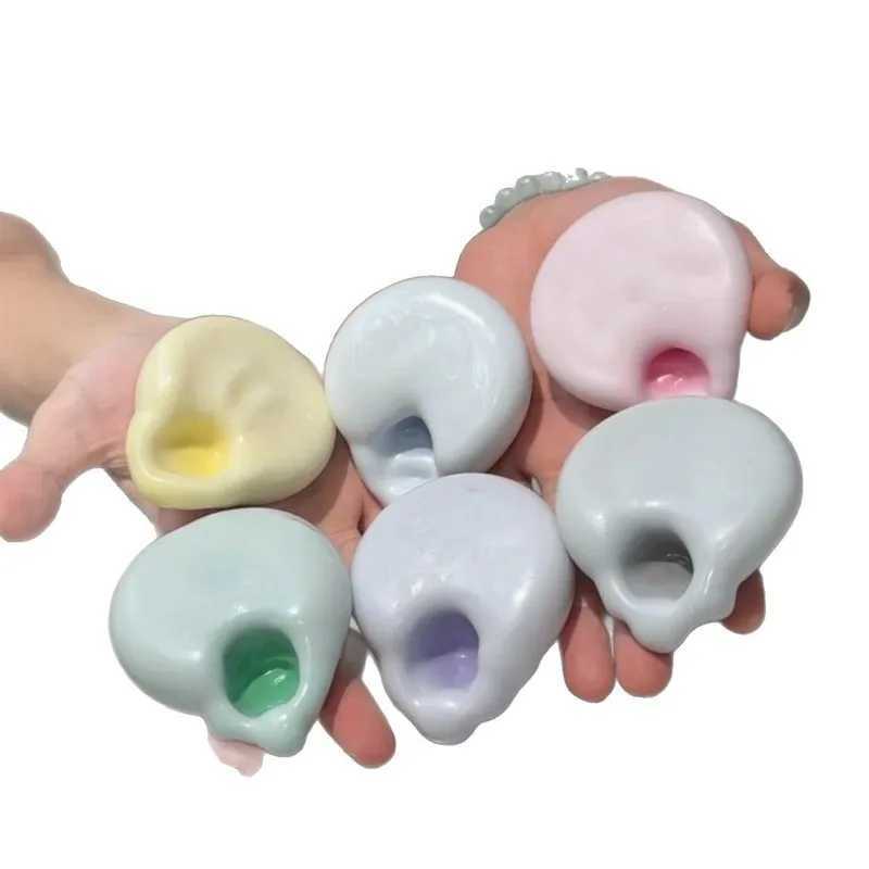 Creative And Soft Stress Relief Ball Diy Rubble Ice Skin Adhesive Handball Desktop Squeezing Soothing Toy Party Birthday Gift H260324