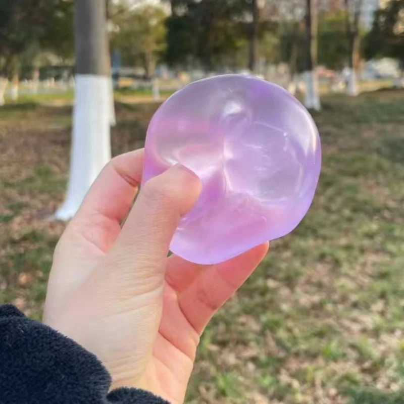 Bright Coconut Oil Pinching Slow Rebound Soft Decompression Coconut Ball Pinching Decorations Simulate Mashu Maltose Kneading H260324