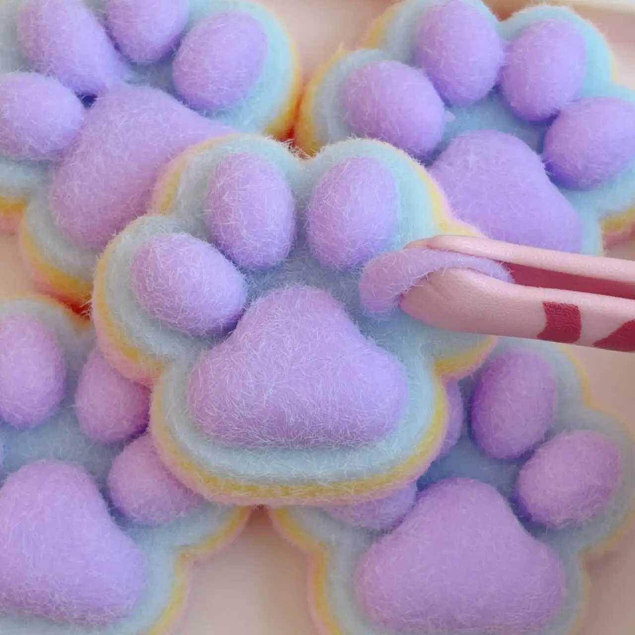 New Cat Paw Mochi Taba Squishy Fidget Toy Cute Cat Paws Toys Slow Rebound Decompression Toy Super Soft Reduce Stress Toy Gifts H260324